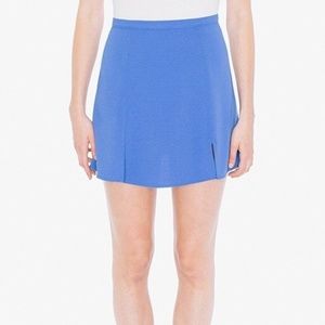 American Apparel blue crepe skirt